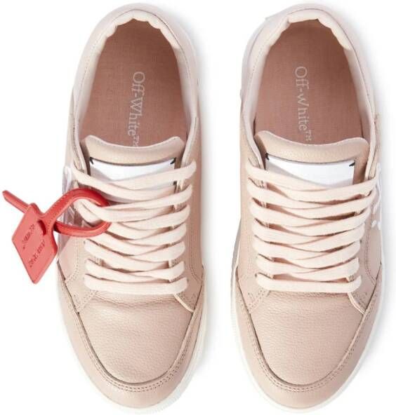 Off-White New Low Vulcanized leather sneakers Pink