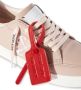 Off-White New Low Vulcanized leather sneakers Pink - Thumbnail 5