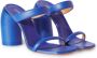 Off-White open-toe leather sandals Blue - Thumbnail 2