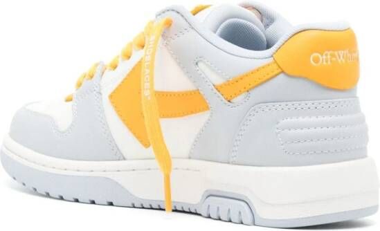 Off-White OUT OF OFFICE CALF LEATHER LIGHT BLUE 4018 LIGHT BLUE YELLOW