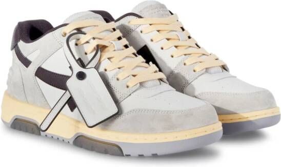 Off-White Out of Office colour-block sneakers Grey