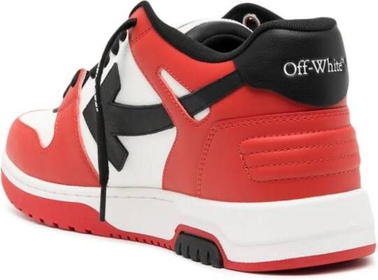 Off-White Out Of Office colour-block sneakers Red