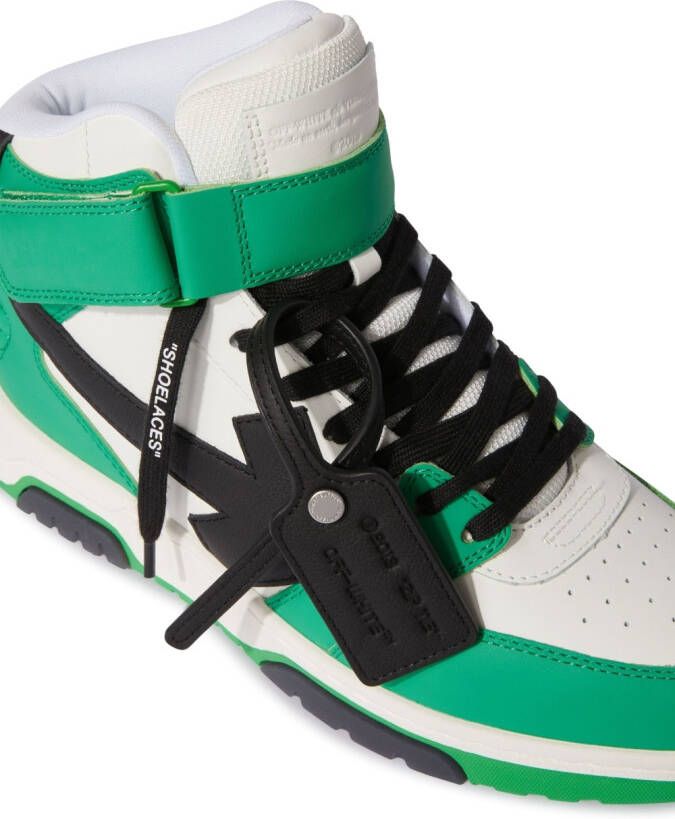 Off-White Out of Office high-top sneakers Green