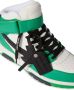 Off-White Out of Office high-top sneakers Green - Thumbnail 5