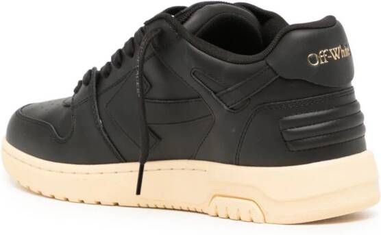 Off-White Out Of Office leather sneakers Black