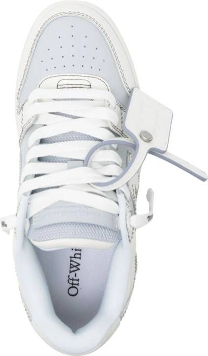 Off-White Out of Office leather sneakers Blue