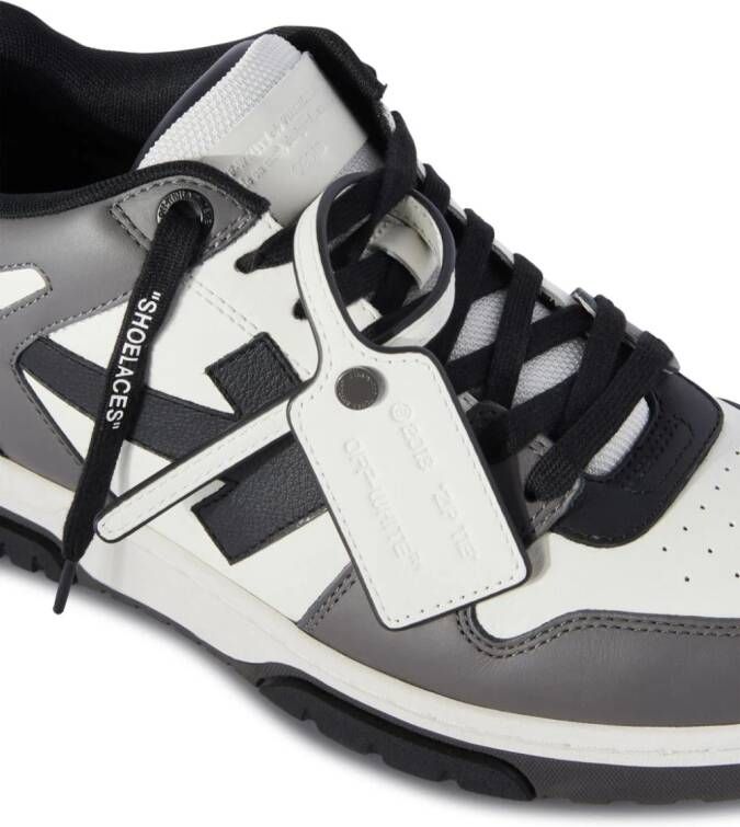 Off-White Out Of Office leather sneakers Grey