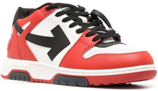 Off-White Out Of Office low-top sneakers Red