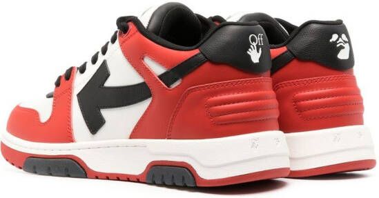 Off-White Out Of Office low-top sneakers Red