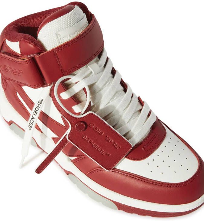 Off-White Out Of Office mid-top sneakers Red