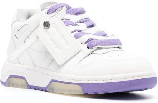 Off-White Out of Office 'OOO' sneakers WHITE PURPLE