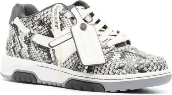 Off-White Out Of Office snake-print sneakers