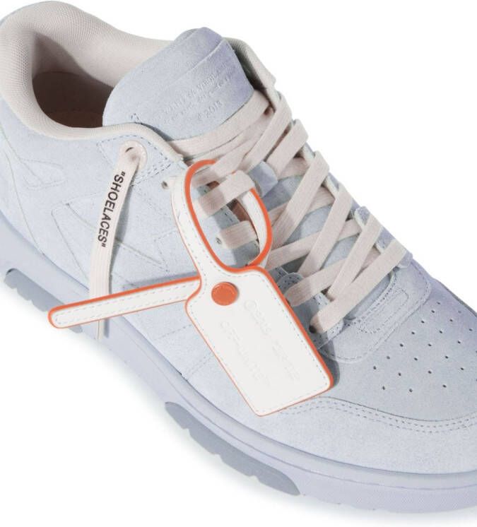 Off-White Out Of Office suede sneakers Blue
