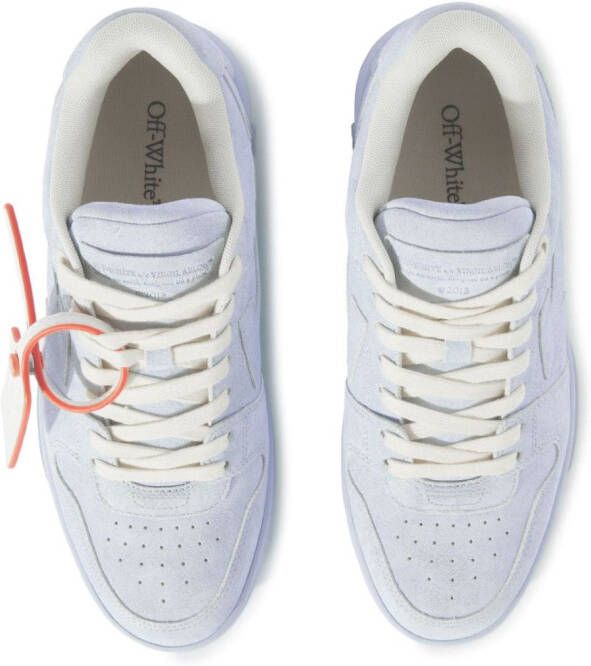 Off-White Out Of Office suede sneakers Blue