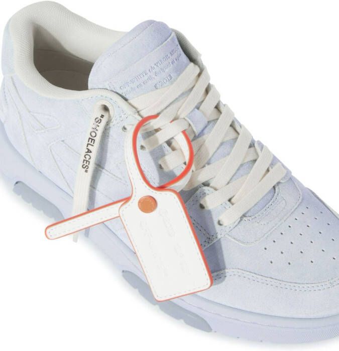 Off-White Out Of Office suede sneakers Blue