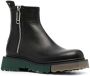 Off-White panelled-sole ankle boots Black - Thumbnail 2