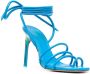 Off-White Plexi 110mm ankle-strap sandals Blue - Thumbnail 2