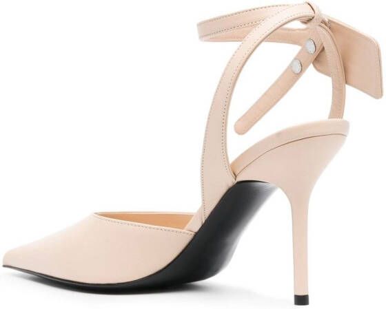 Off-White pointed-toe heeled pumps Neutrals