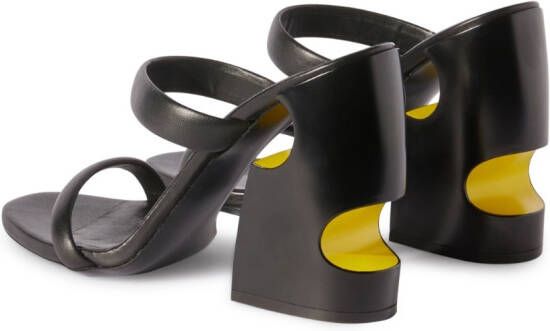 Off-White Pop Meteor cut-out mules Black