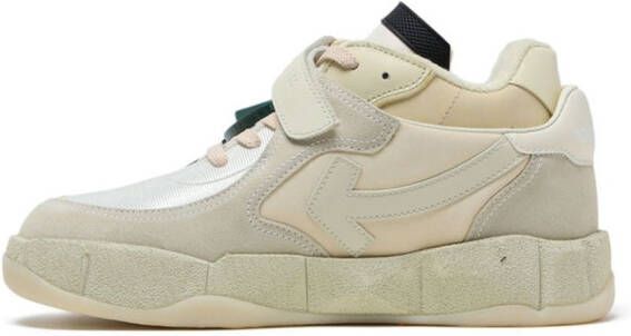 Off-White Puzzle Couture panelled sneakers Neutrals