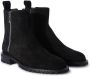 Off-White round-toe suede ankle boots Black - Thumbnail 2