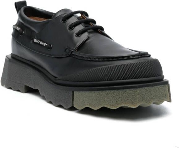 Off-White Sponge lace-up Derby shoes Black