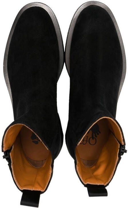 Off-White sponge sole Chelsea boots Black