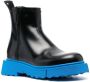 Off-White sponge sole zip-fastening ankle boots BLACK BLUE - Thumbnail 2