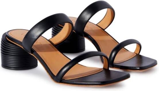 Off-White Spring leather sandals Black