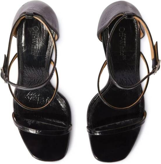 Off-White Lollipop leather sandals Black