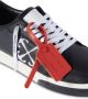 Off-White Vulcanized contrasting-tag leather sneakers Black - Thumbnail 5
