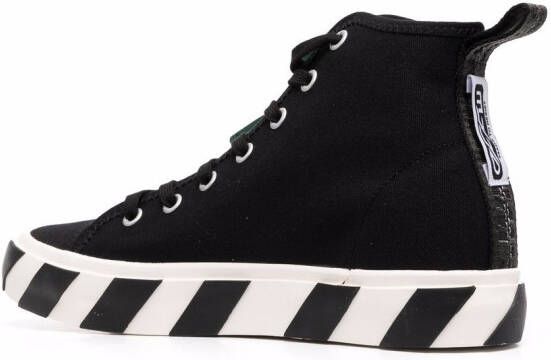 Off-White Vulcanized mid-top sneakers Black