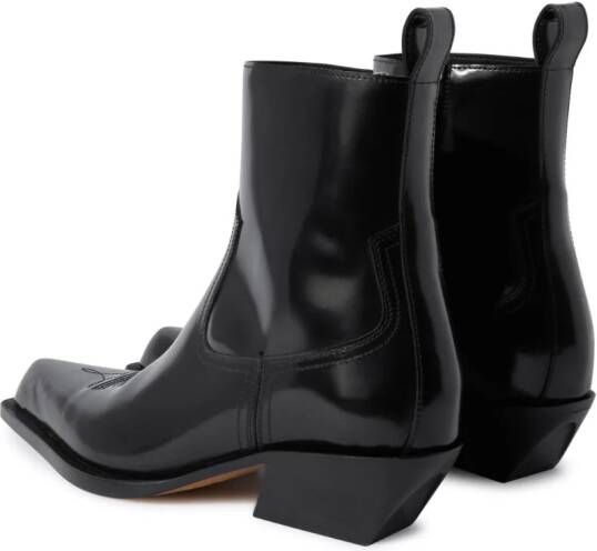 Off-White Western Blade ankle boots Black