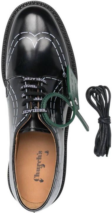 Off-White x Church's Shannon Derby shoes Black