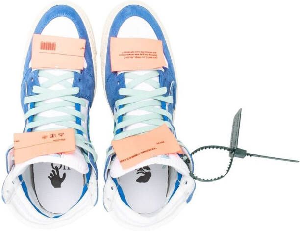Off-White Zip-Tie lace-up sneakers Blue