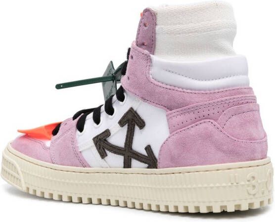 Off-White Zip-Tie lace-up sneakers Pink