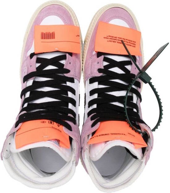Off-White Zip-Tie lace-up sneakers Pink