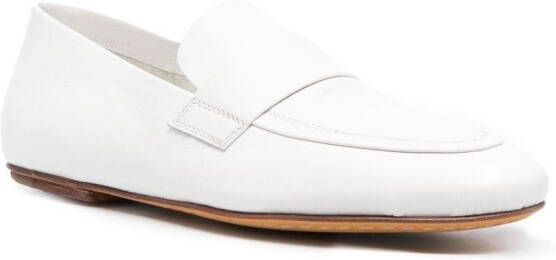 Officine Creative 25mm leather penny loafers White