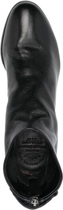 Officine Creative 60mm rear press-stud ankle boots Black