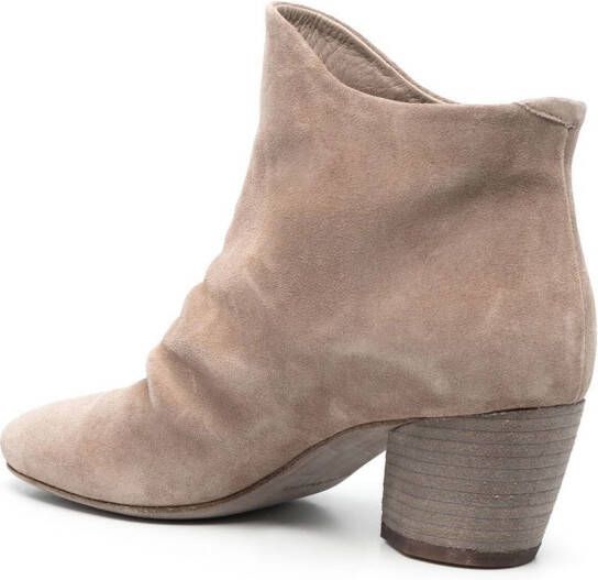 Officine Creative 60mm suede ankle boots Neutrals