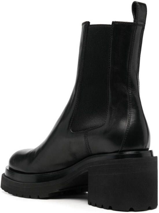 Officine Creative 70mm chunky leather boots Black
