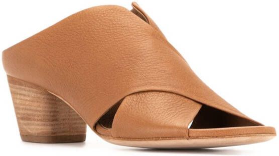 Officine Creative Adele crossover-panel mules Brown