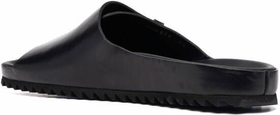 Officine Creative Agora double buckle sandals Black