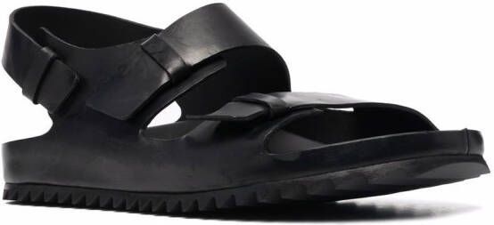 Officine Creative Agora double strap sandals Black