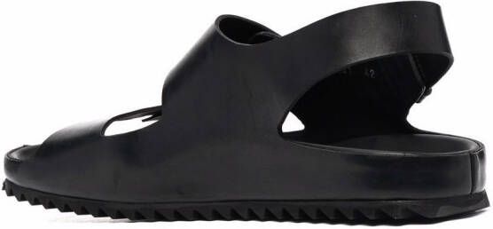 Officine Creative Agora double strap sandals Black