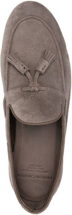 Officine Creative Airto 013 suede loafers Grey