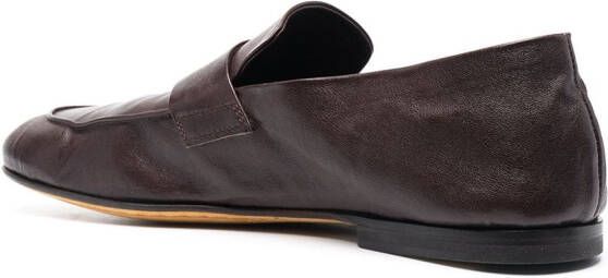 Officine Creative Airto leather loafers Brown