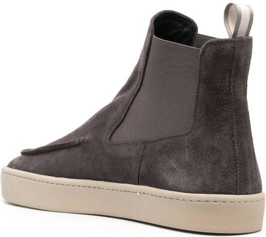 Officine Creative almond-toe suede Chelsea boots Grey