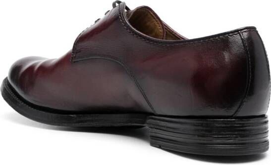 Officine Creative Anatomia lace-up leather Oxford shoes Red
