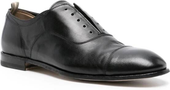 Officine Creative Anatomia leather derby shoes Black